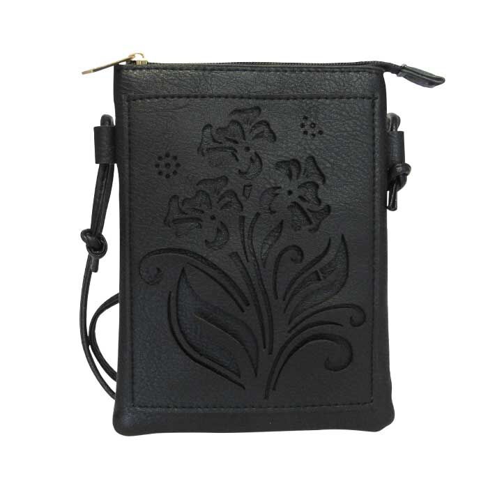 Shoulder Bag Bouquet Black 