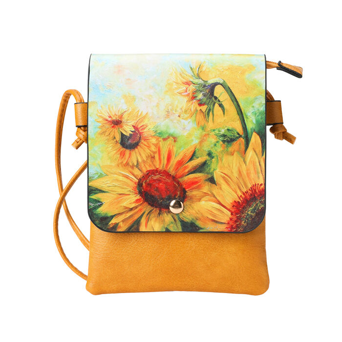 Shoulder Bag Sunflower Art