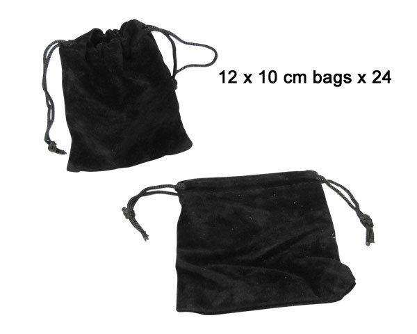 Black Felt Bag 12x10cm (24)
