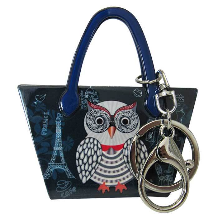 KR-Handbag Paris Owl Blue