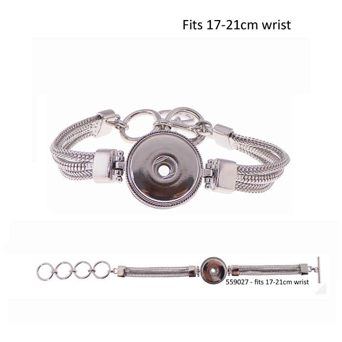 BT-Snap Chain Bracelet 17-21cm