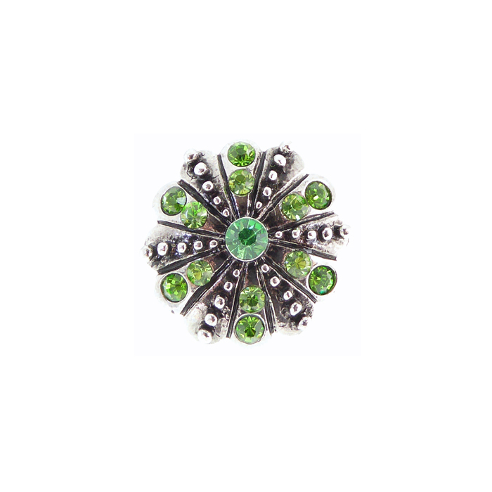 Snap-AS Star/Green Crystals