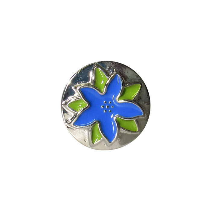 Snap-Water Lily Blue 
