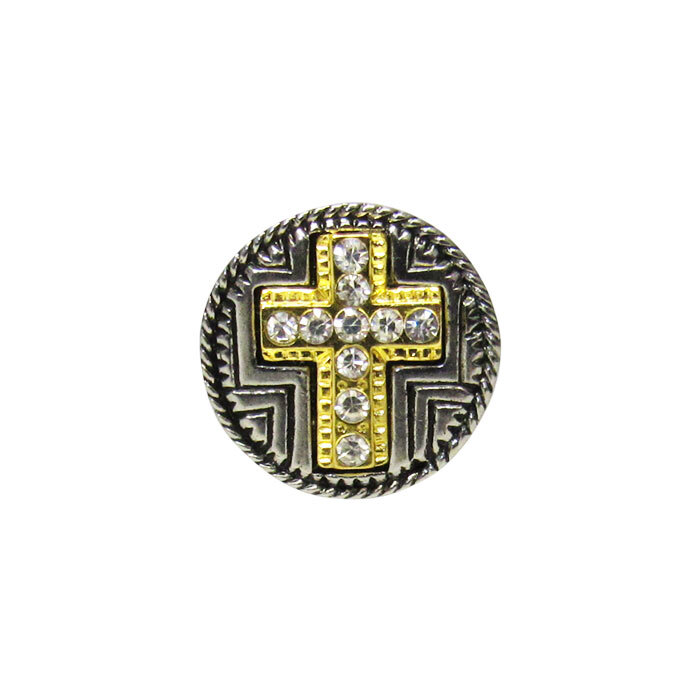 Snap-Diamante Cross