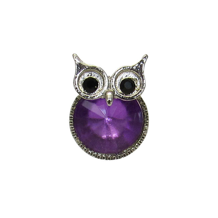 Snap-Round Owl Purple