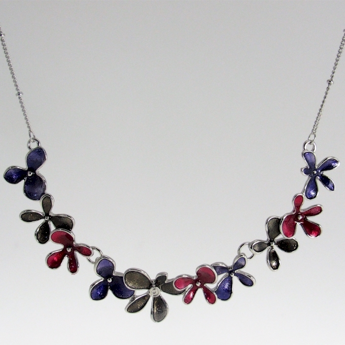 NK-Pu/Rd/Grey Flowers 