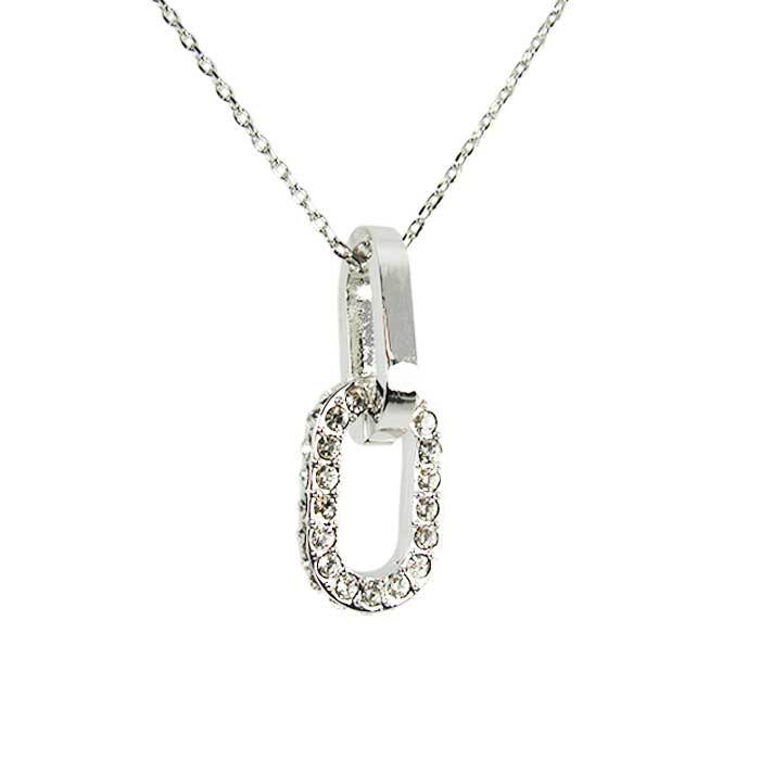 NK-Jax Swarovski Oval Silver