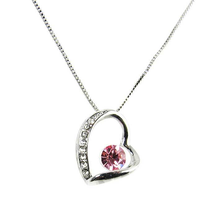 NK-Jax Swarov. Heart Drop Rose