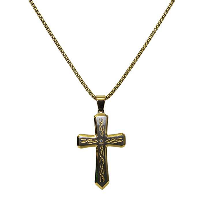 NK-Jax Gold White Cross