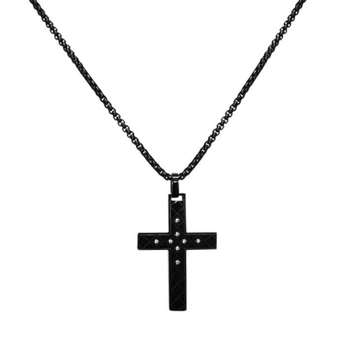 NK-Jax Black Diamante Cross