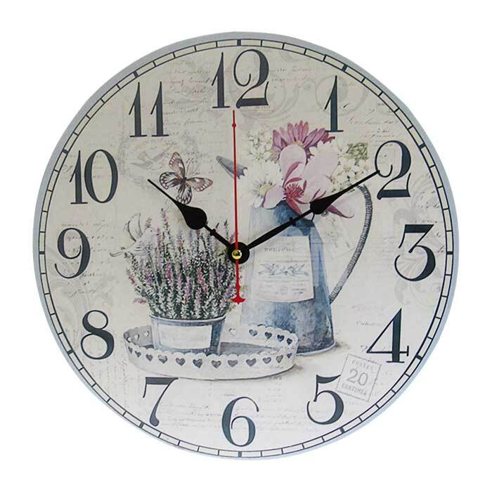 Clock Vintage Jardin 