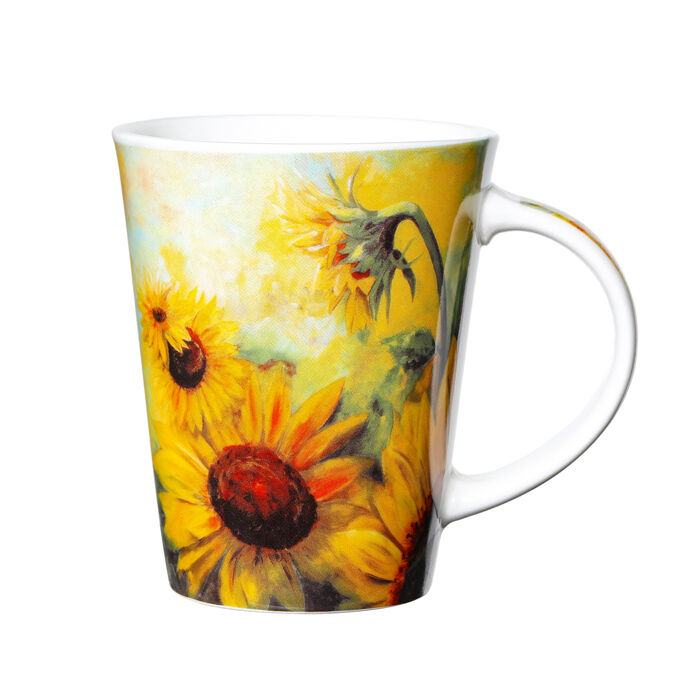 Sunflower Art Mug