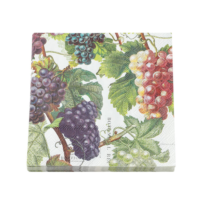 Wine Vines Cocktail Napkin