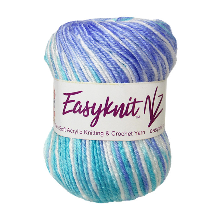 Yarn-EasyKnit Baby Blue Mix