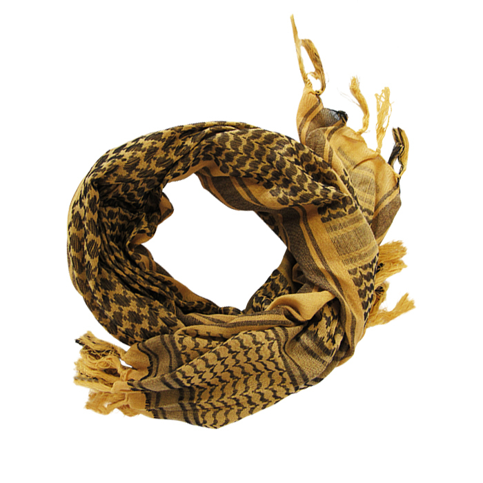 CA Scarf Shemagh Wolf Brown