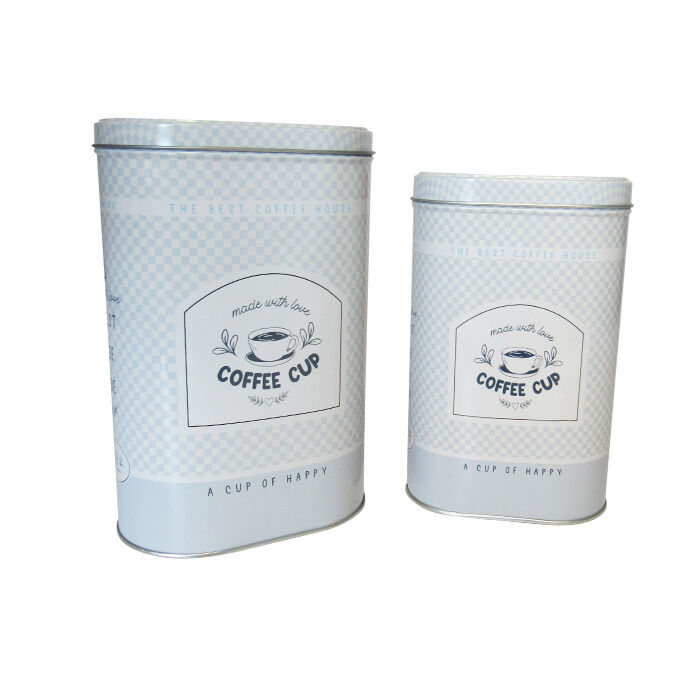 Coffee Tins Cup of Happy 