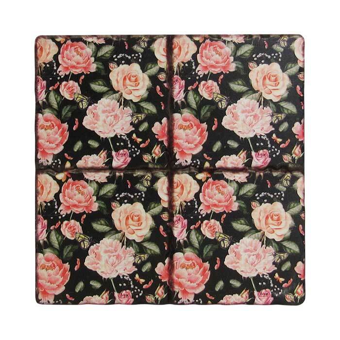 Pink Roses Trivet 