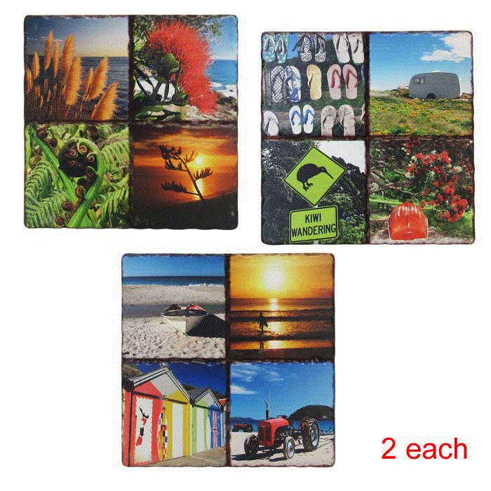 Kiwi Trivets Set x6