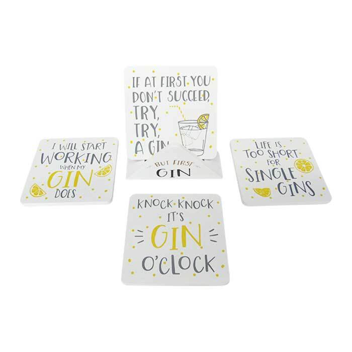 Gin Coasters Set 4 