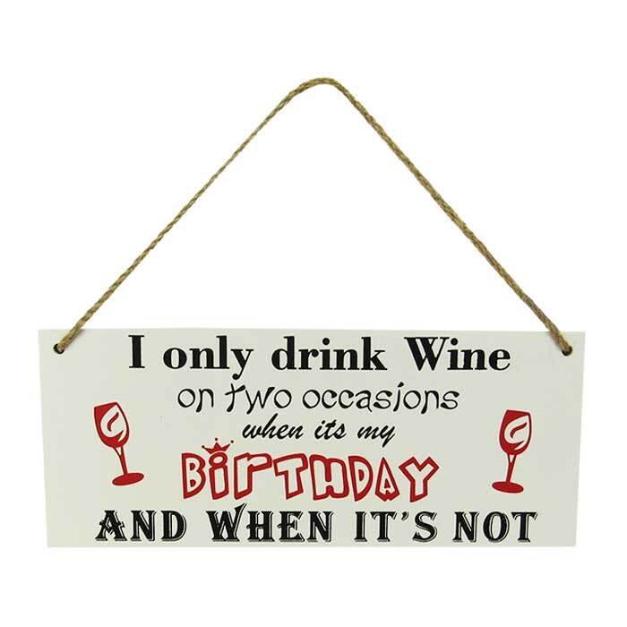 Drinks Hanger BirthdayWine
