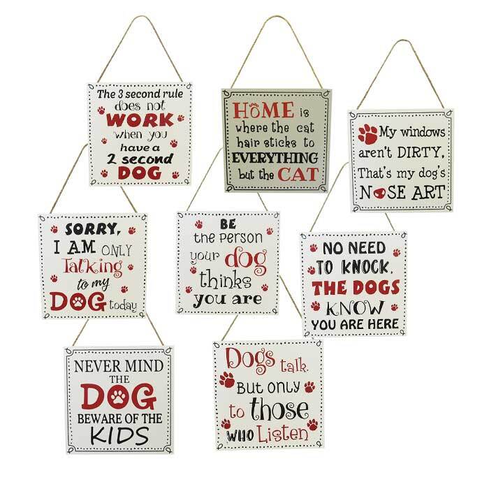 Pet Hanger Sign Set 8 SAVE 25%