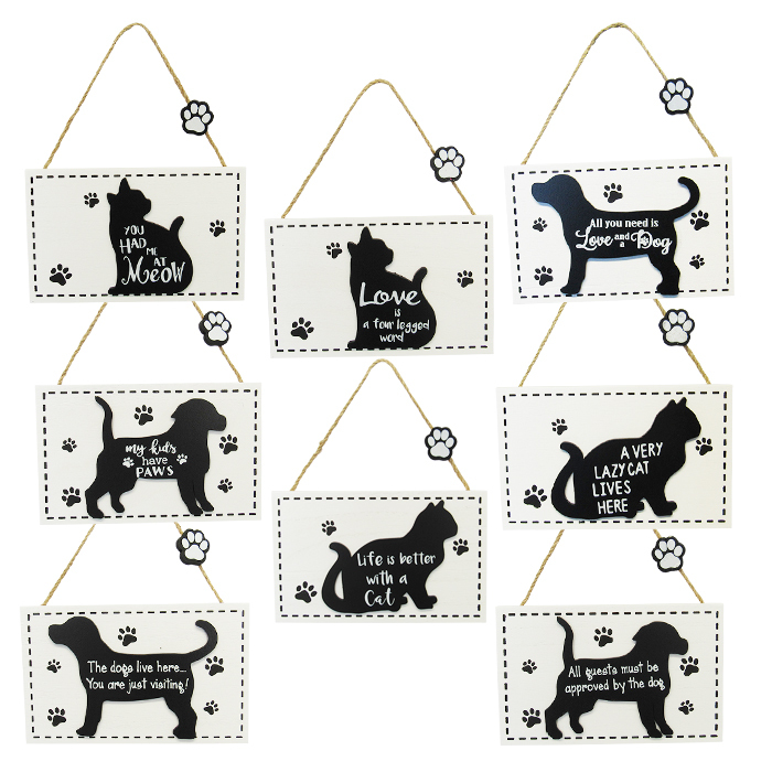 Cat Dog Hanger Sign 8 SAVE 25%