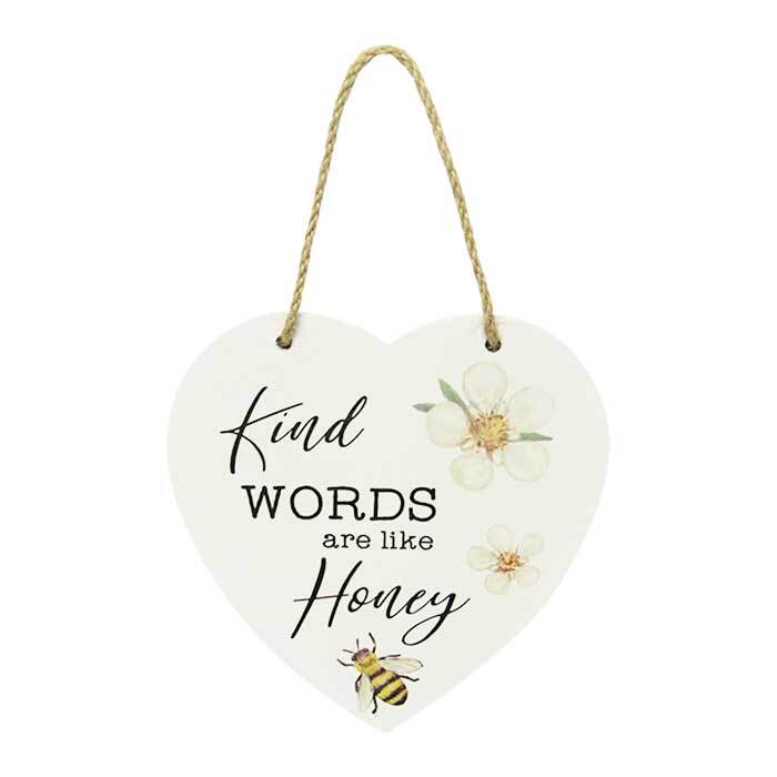 Bee Heart Hanger Honey
