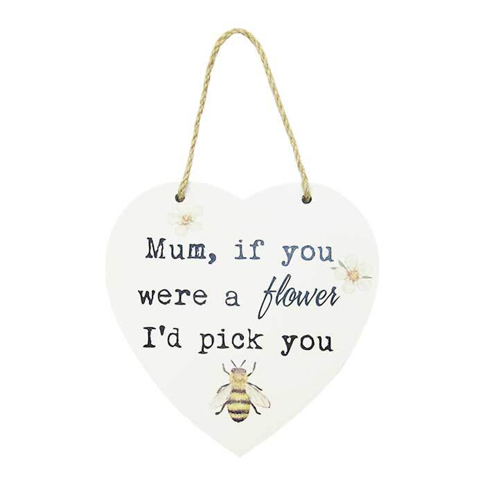 Bee Heart Hanger Mum Flower 