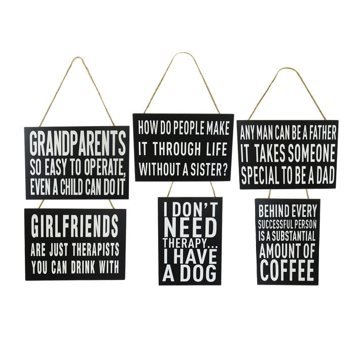 Family Hanger Sign 6 SAVE 32%