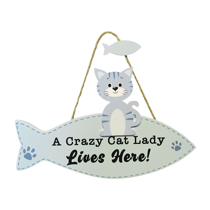 Fish Hanger Cat Lady