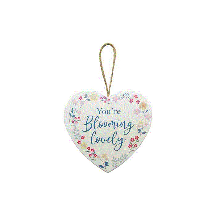 Garden Heart Hanger Blooming 