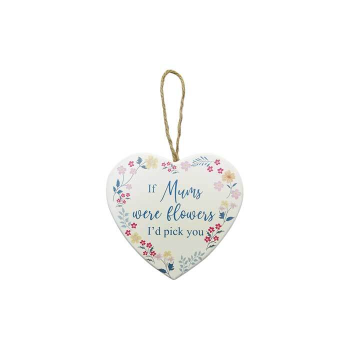 Garden Heart Hanger Mum Flower 