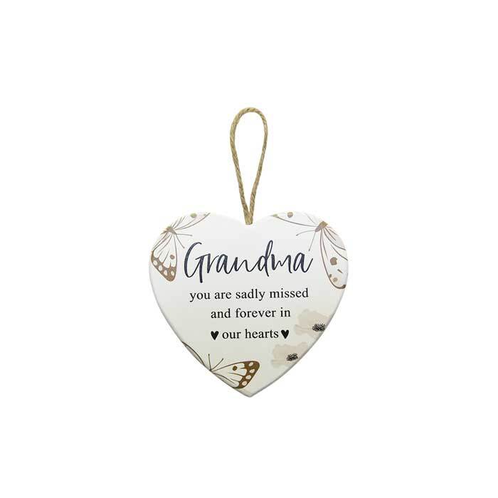 Memory Heart Hanger Grandma 