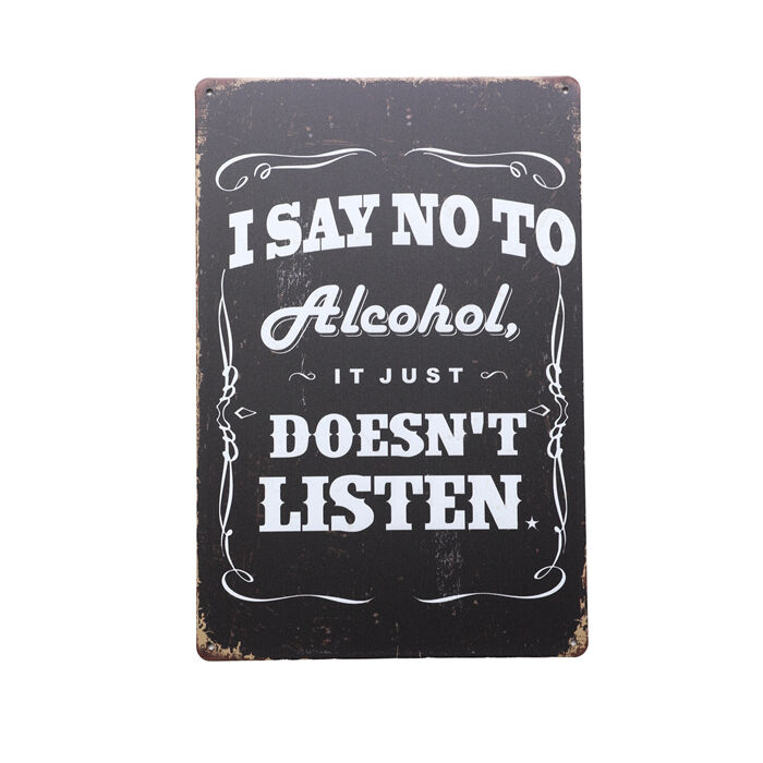Art Tin Alcohol Listen
