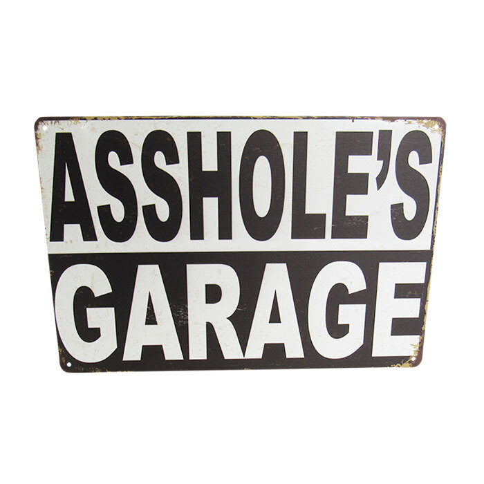 Art Tin Asshole Garage