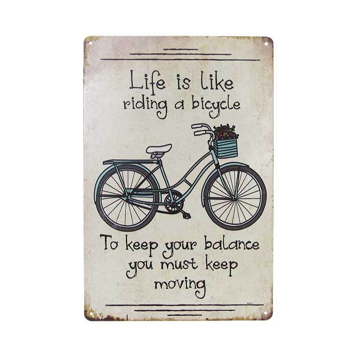 Art Tin Bike Balance