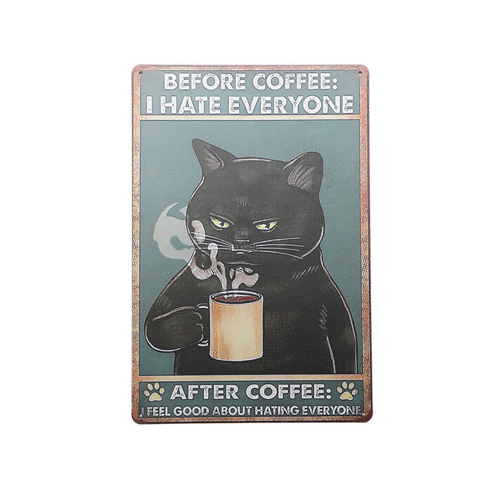 Art Tin Cat Coffee