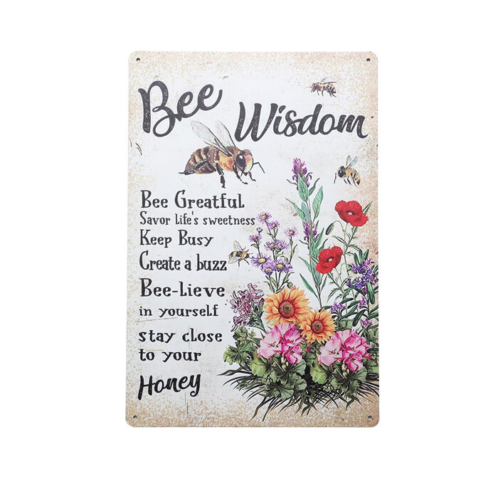 Art Tin Bee Wisdom