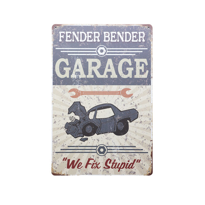 Art Tin Fender Bender