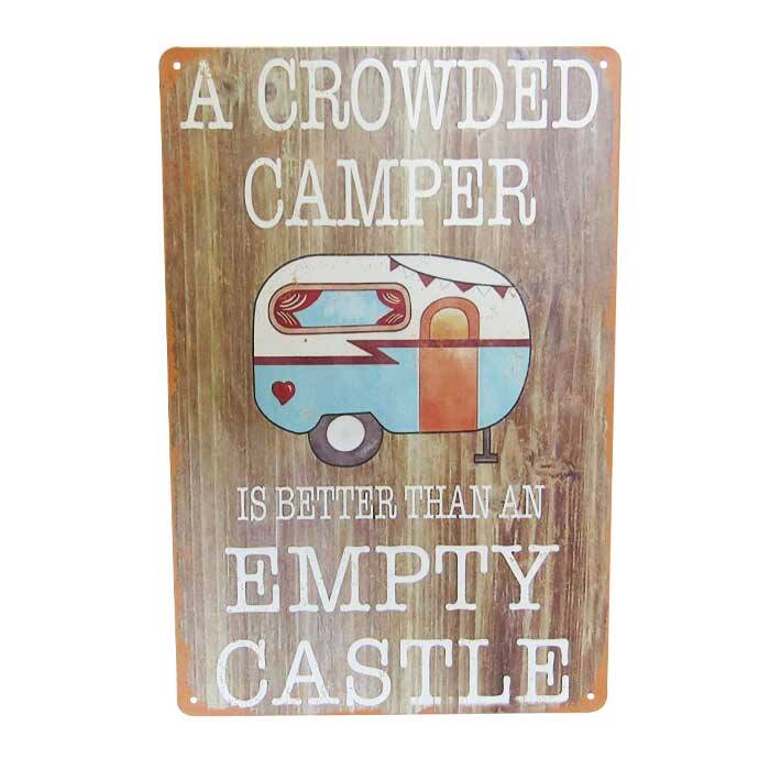 Art Tin Happy Camper 
