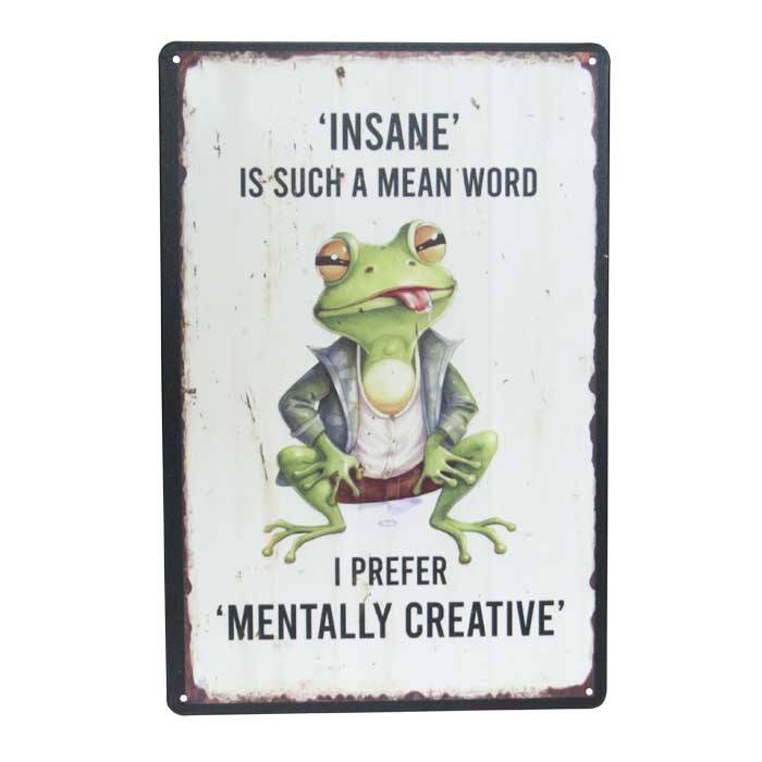 Art Tin Mentally Creative 