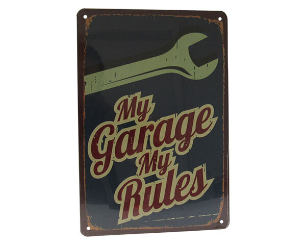Art Tin MyGarage Sign 