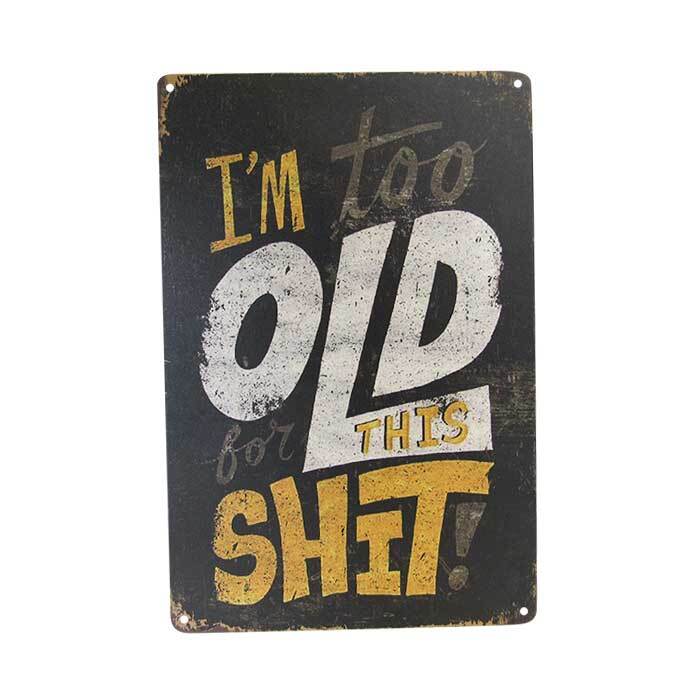 Art Tin Too Old
