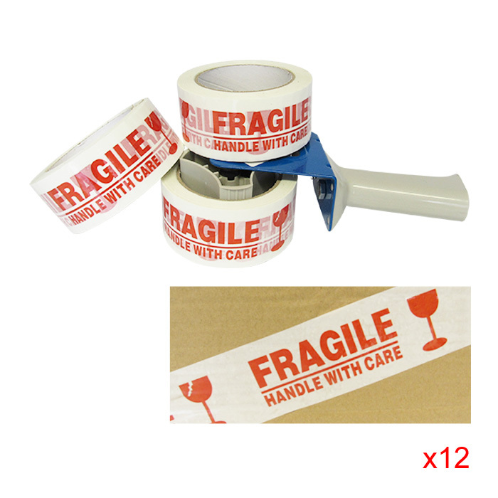 Fragile Tape 90m Set x12