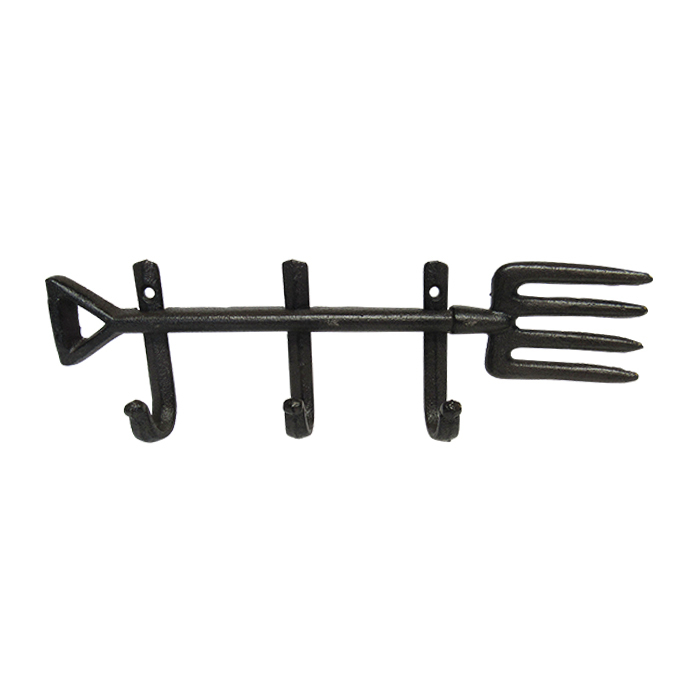 Garden Fork Cast Iron Hook